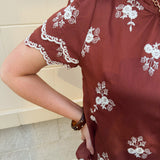 The Meadow Grace Embroidered Top - The Pink Pineapple 850