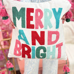 The Merry & Bright Pillow - The Pink Pineapple 850