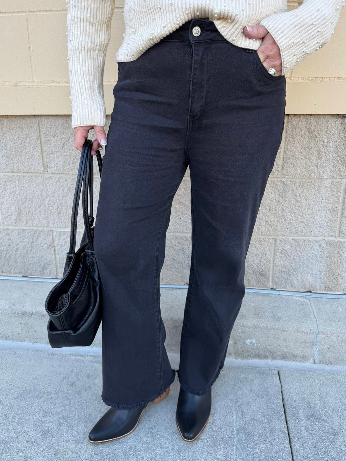 The Midnight Ember Bootcut Pants - The Pink Pineapple 850