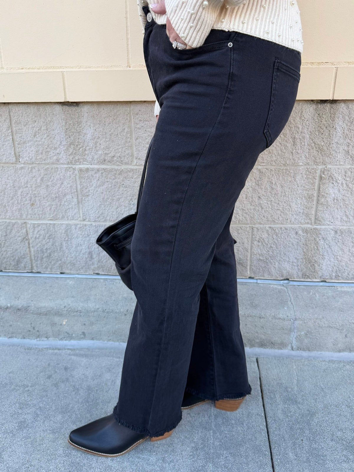 The Midnight Ember Bootcut Pants - The Pink Pineapple 850