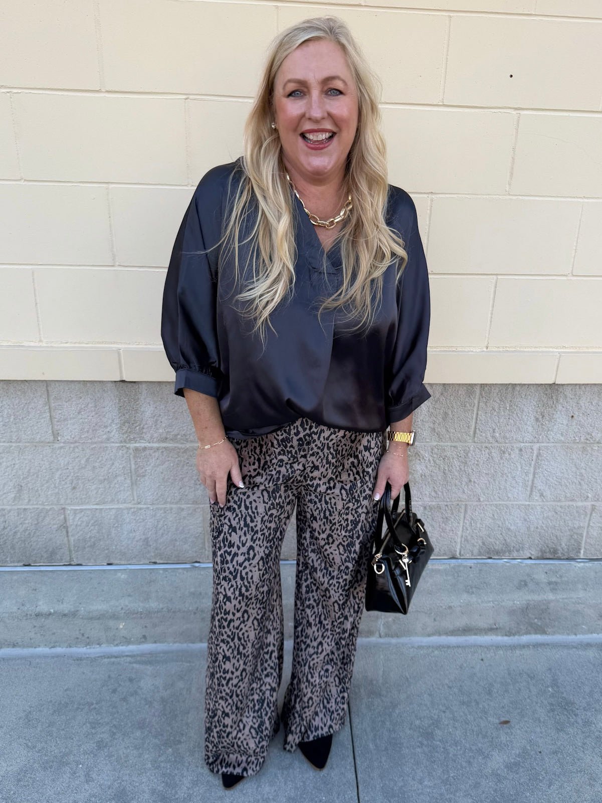 The Midnight Moment Blouse - The Pink Pineapple 850