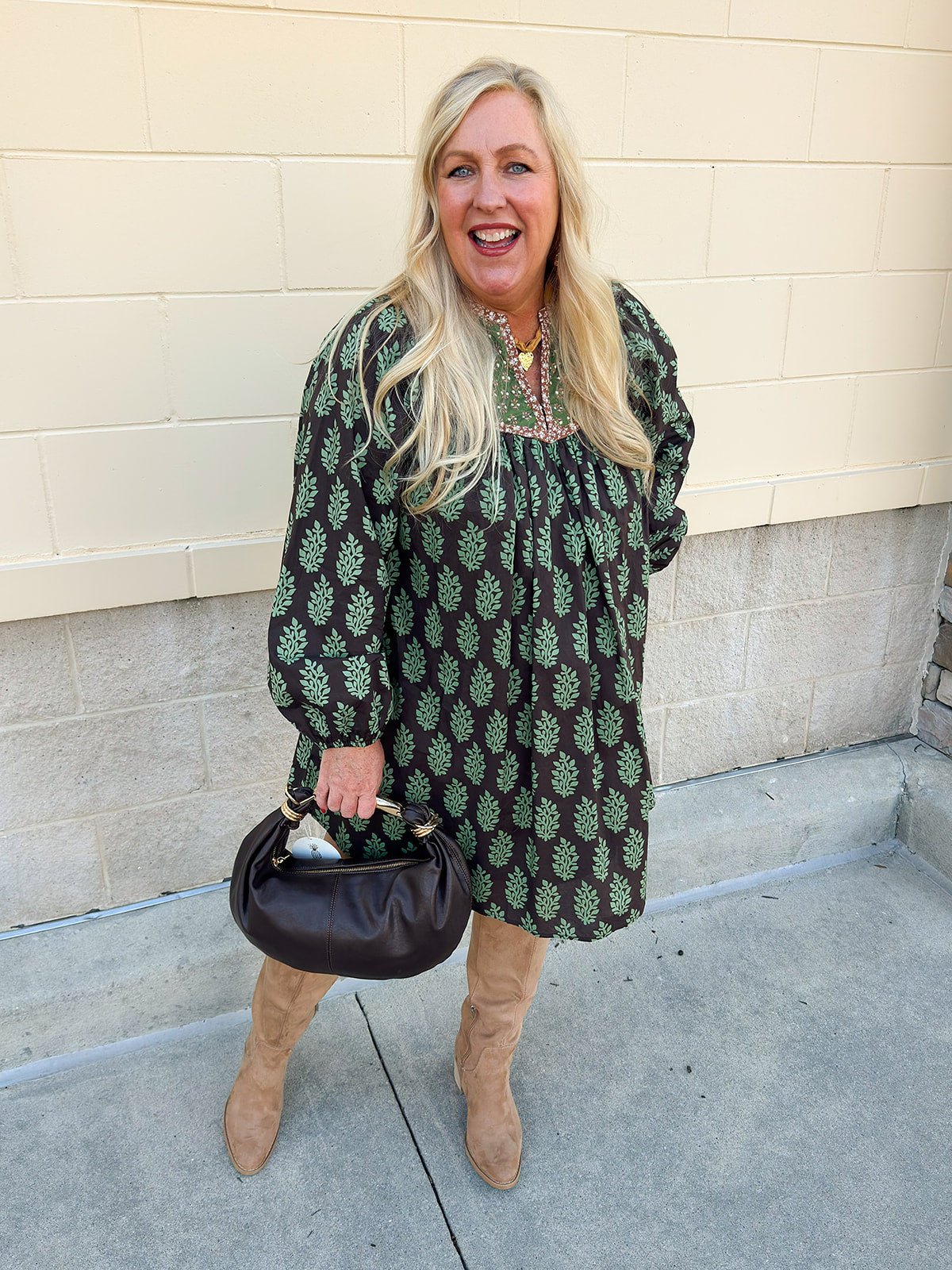 The Mocha Luxe Asymmetrical Handbag - The Pink Pineapple 850