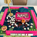 [The Pink Pineapple] Glow Wild Elysium Luxury Mahjong Tile Set Tablescape - The Pink Pineapple 850