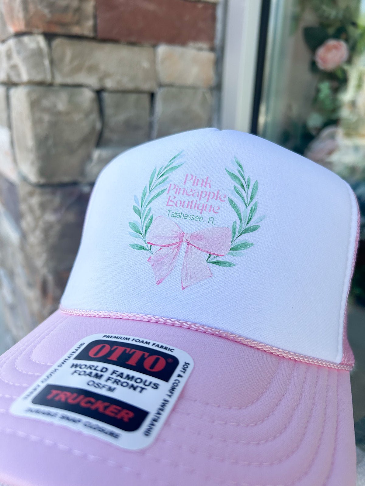 The Pink Pineapple Trucker Pink Hat - The Pink Pineapple 850