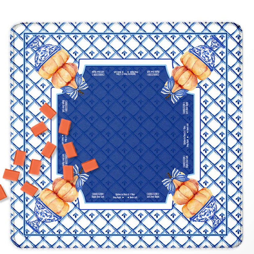 The Pumpkin Heirloom Mahjong Mat - The Pink Pineapple 850