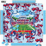 The Rebel Society Mahjong Mat - The Pink Pineapple 850