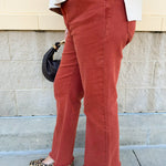 The Rust Revival Bootcut Pants - The Pink Pineapple 850