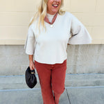 The Sandstone Serenity Sweater - The Pink Pineapple 850