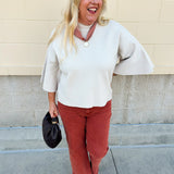 The Sandstone Serenity Sweater - The Pink Pineapple 850