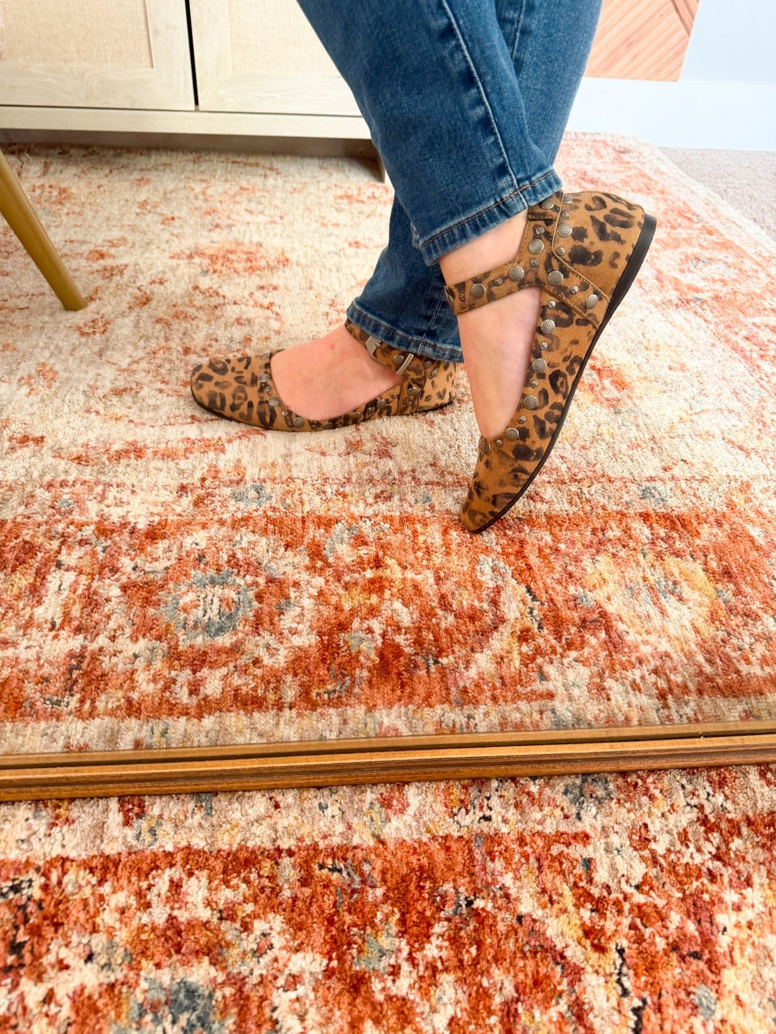 The Savannah Studded Ballerina Flats - The Pink Pineapple 850