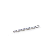 [The Sis Kiss] Bling Bar Charm in Silver - The Pink Pineapple 850