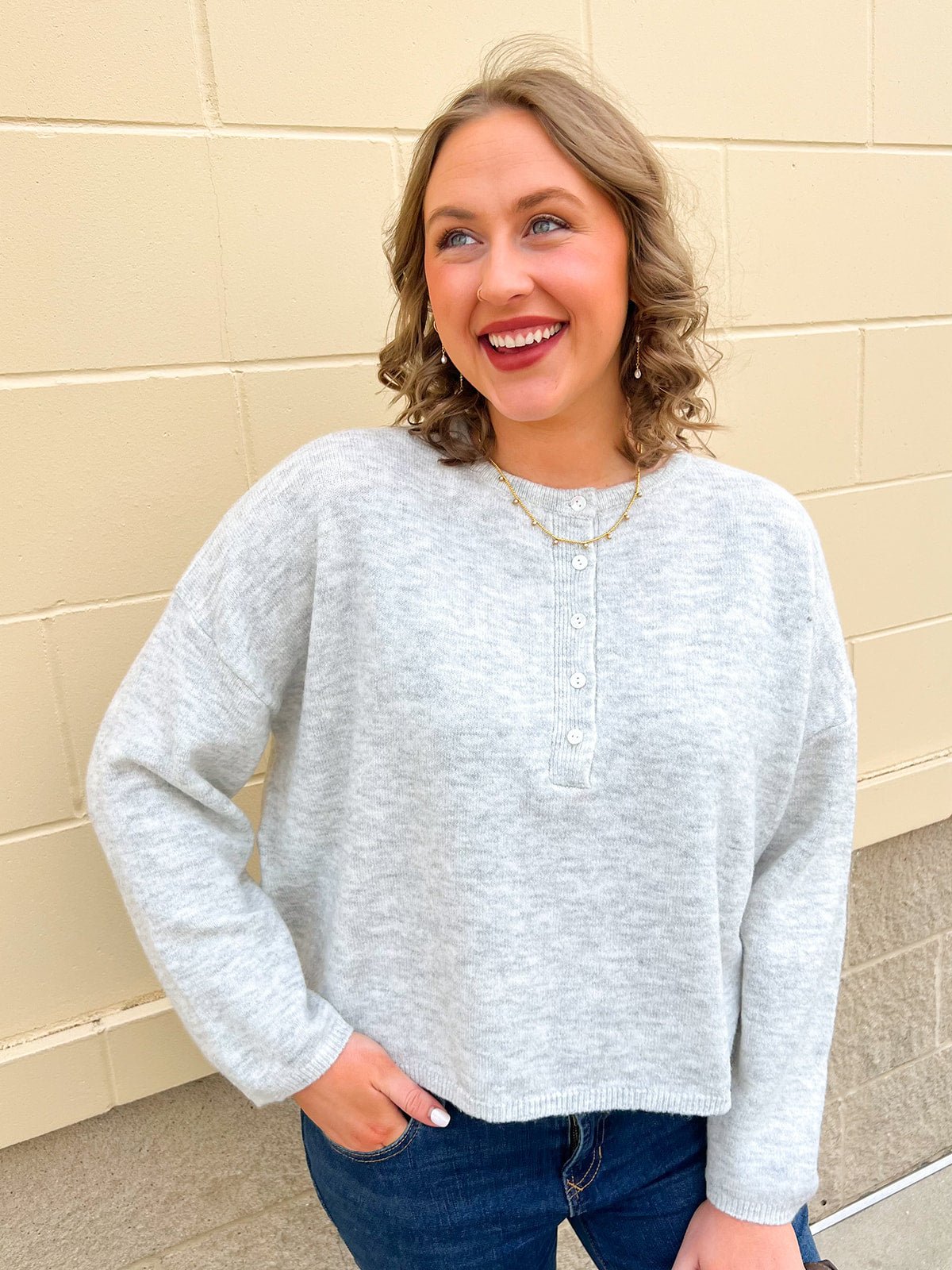 The Sunday Soft Button Cardigan - The Pink Pineapple 850