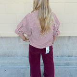 The Tallahassee Stripes Seersucker Top - The Pink Pineapple 850