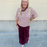 The Tallahassee Stripes Seersucker Top - The Pink Pineapple 850