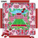 The Tuscaloosa Social Mahjong Mat - The Pink Pineapple 850