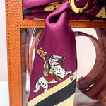 The Victory Lane Leather Clear Crossbody in Camel - The Pink Pineapple 850