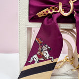 The Victory Lane Leather Clear Crossbody in Cream - The Pink Pineapple 850