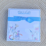 Things To Do After Needlepoint Cocktails Luxe Mini Notepad - The Pink Pineapple 850