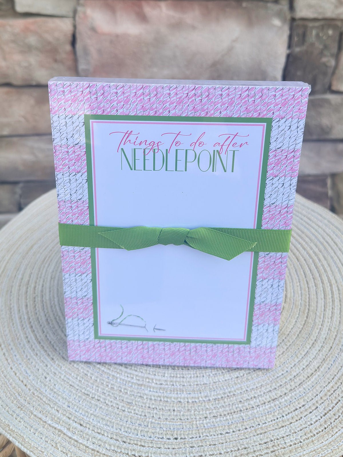 Things To Do After Needlepoint Slab Pad - The Pink Pineapple 850