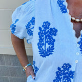 [THML] Bluebell Stripe Lace Detail Mini Dress - The Pink Pineapple 850