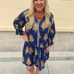 [THML] Fall in Florals Mini Dress - The Pink Pineapple 850