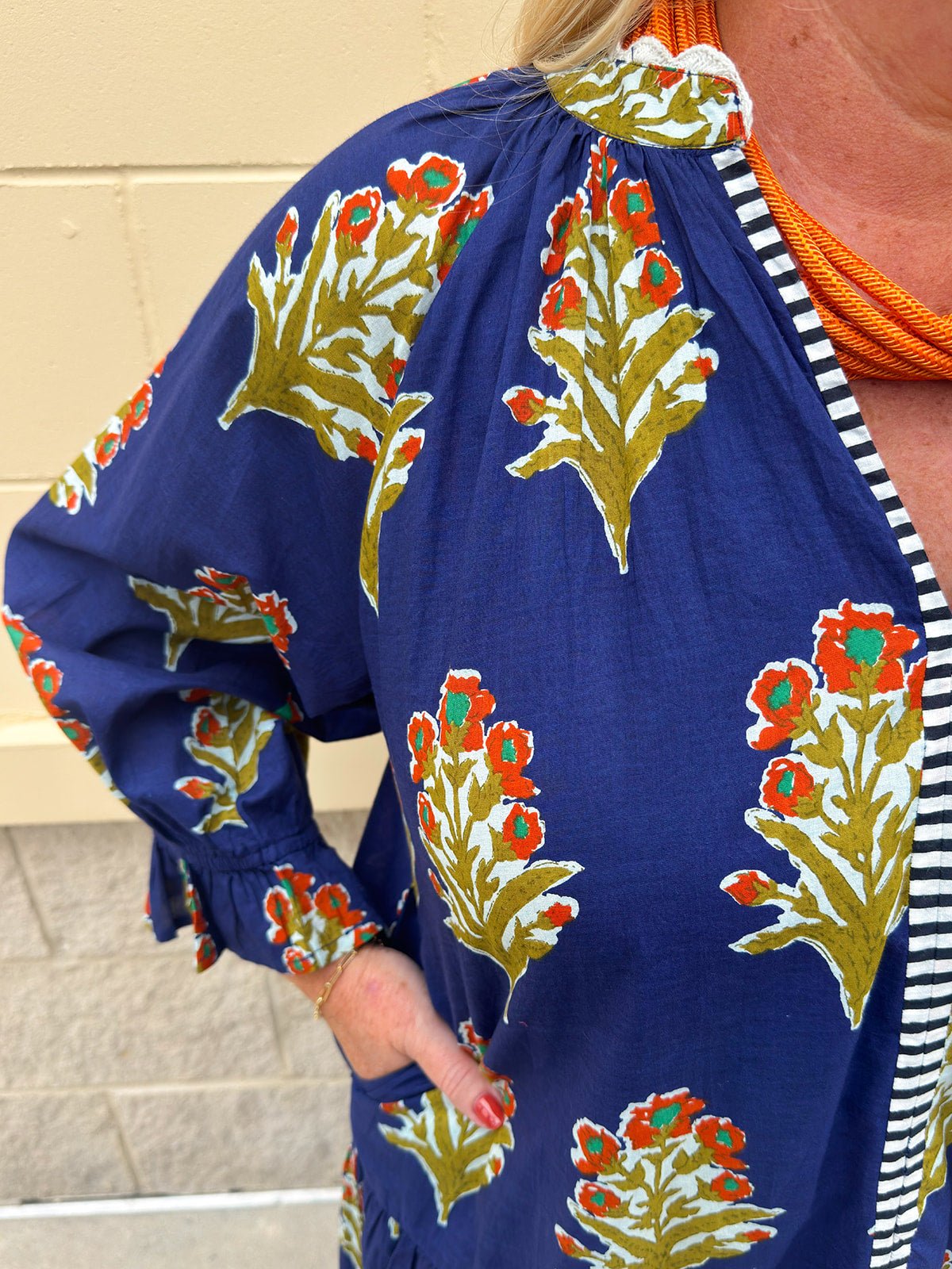 [THML] Fall in Florals Mini Dress - The Pink Pineapple 850