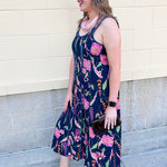 [THML] Moonflower Market Midi Dress - The Pink Pineapple 850