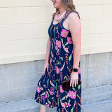[THML] Moonflower Market Midi Dress - The Pink Pineapple 850