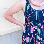 [THML] Moonflower Market Midi Dress - The Pink Pineapple 850
