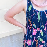 [THML] Moonflower Market Midi Dress - The Pink Pineapple 850
