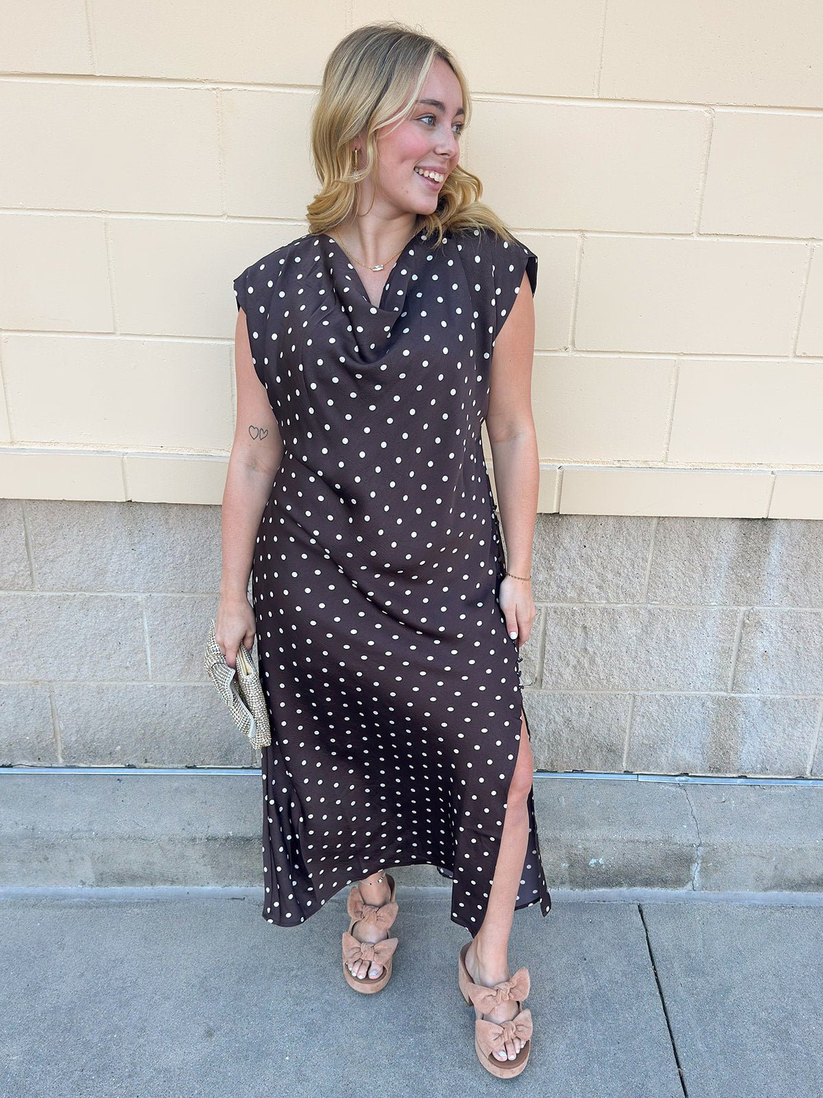 [THML] Polka Dot Perfection Dress - The Pink Pineapple 850