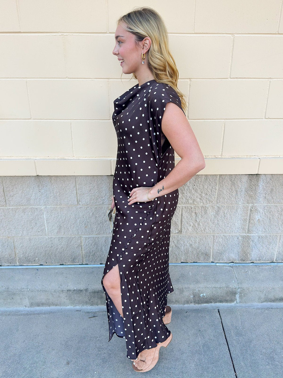 [THML] Polka Dot Perfection Dress - The Pink Pineapple 850
