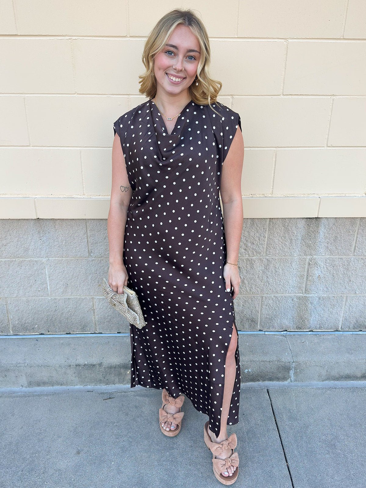 [THML] Polka Dot Perfection Dress - The Pink Pineapple 850