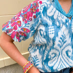 [THML] Sunlit Petal Blouse - The Pink Pineapple 850