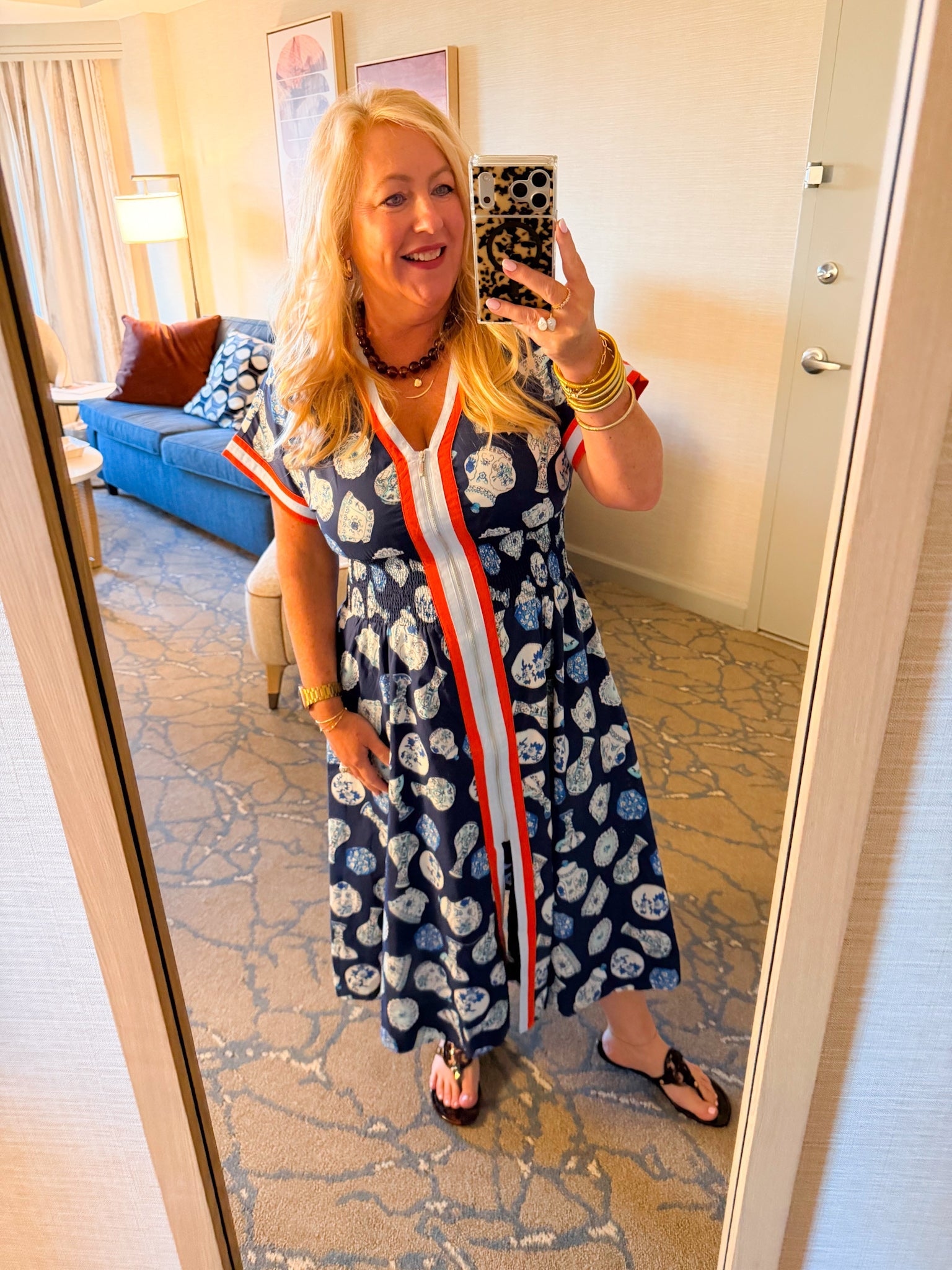 [THML] The Chinoiserie Charm Dress - The Pink Pineapple 850