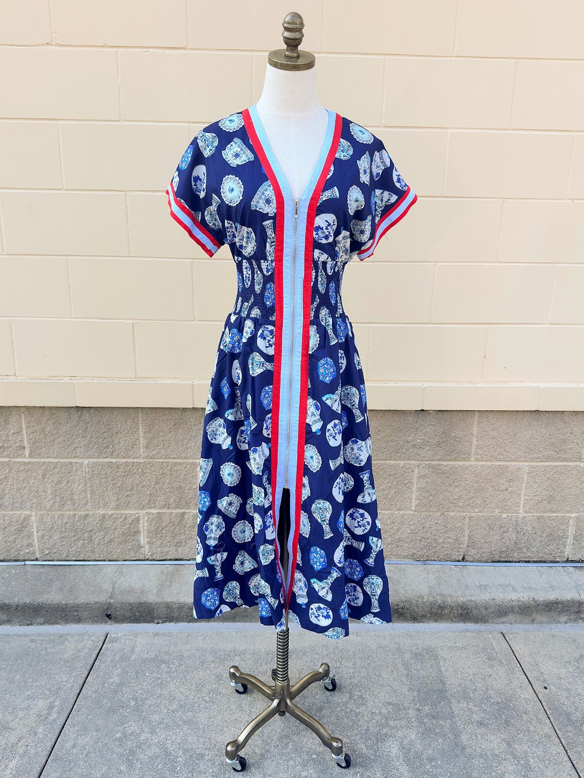 [THML] The Chinoiserie Charm Dress - The Pink Pineapple 850