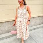 [THML] Verdant Whisper Floral Maxi Dress - The Pink Pineapple 850
