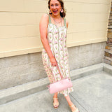 [THML] Verdant Whisper Floral Maxi Dress - The Pink Pineapple 850