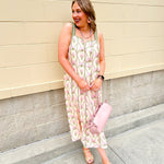 [THML] Verdant Whisper Floral Maxi Dress - The Pink Pineapple 850