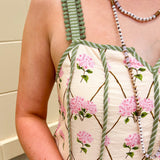 [THML] Verdant Whisper Floral Maxi Dress - The Pink Pineapple 850