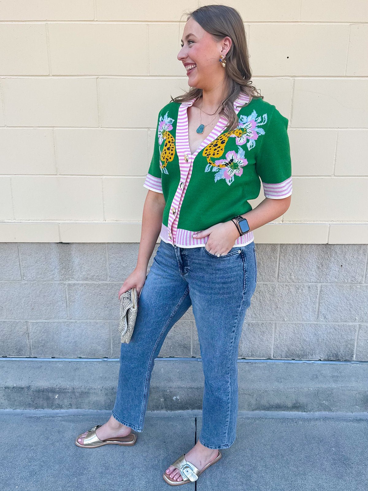 [THML] Wild About You Leopard Cardigan - The Pink Pineapple 850