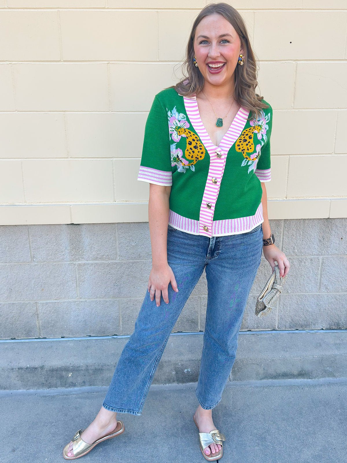 [THML] Wild About You Leopard Cardigan - The Pink Pineapple 850
