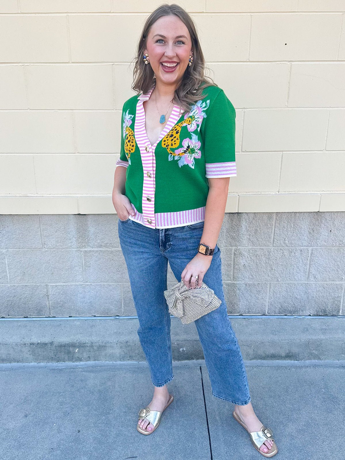 [THML] Wild About You Leopard Cardigan - The Pink Pineapple 850