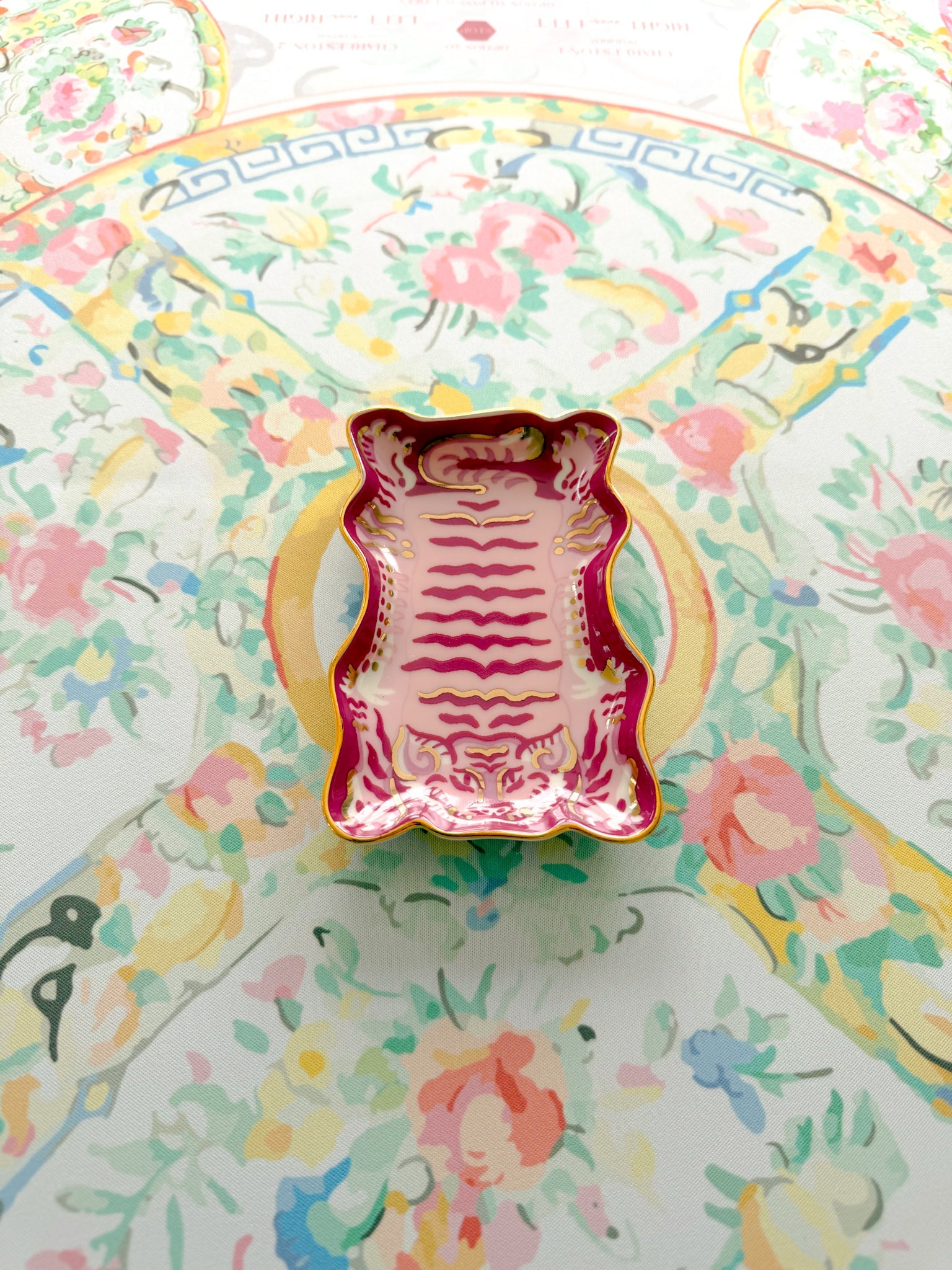 Tibetan Tiger Dice Catchall - The Pink Pineapple 850