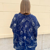 Tide & Treasure Embroidered Top – Navy - The Pink Pineapple 850