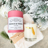 Tidings and Tinsel Candle - The Pink Pineapple 850