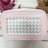 [Tilli Tomas] Light Pink Canvas Cosmetic Bag - The Pink Pineapple 850