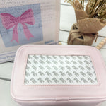 [Tilli Tomas] Light Pink Canvas Cosmetic Bag - The Pink Pineapple 850