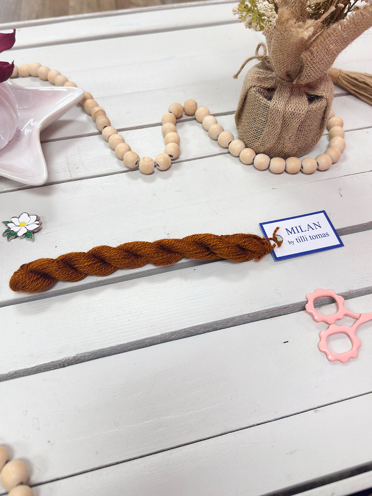 [Tilli Tomas] Milan Thread Skein in Auburn - The Pink Pineapple 850