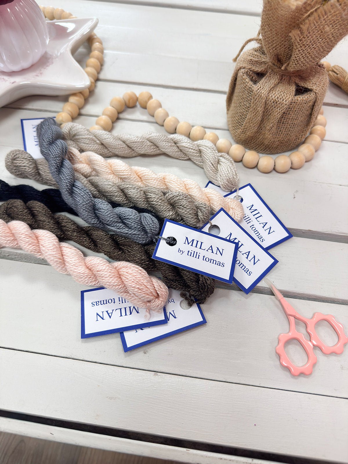 [Tilli Tomas] Milan Thread Skein in Barefoot - The Pink Pineapple 850